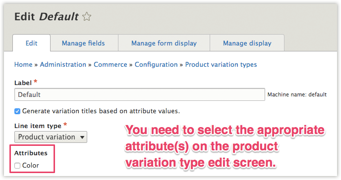 Adding Product Attribute to Product Variation