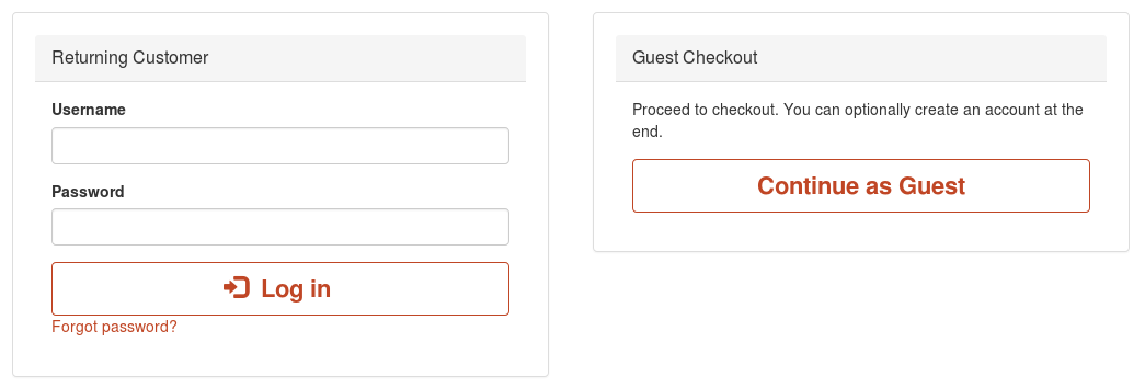 Select Checkout Flow